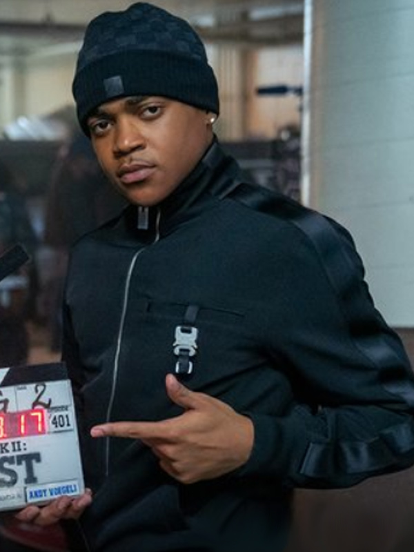 Tv Series Power Book Ii Ghost Season 04 Michael Rainey Jr. Black Jacket Tv Series Power Book Ii Ghost Season 04 Michael Rainey Jr. Black Jacket