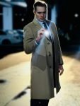 Victor Webster One Bad Apple A Hannah Swensen Mystery 2024 Brown Coat.