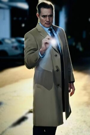 Victor Webster One Bad Apple A Hannah Swensen Mystery 2024 Brown Coat.