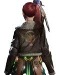 Video Game Stellar Blade 2024 Eve Brown Shearling Leather Jacket