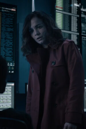 Alice Braga Dark Matter Tv Series Amanda Lucas Red Trench Coat