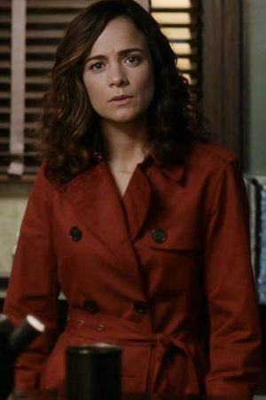 Alice Braga Dark Matter Tv Series Amanda Lucas Red Trench Coat.