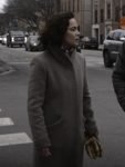 Alice Braga Dark Matter Tv Series Grey Wool Coat