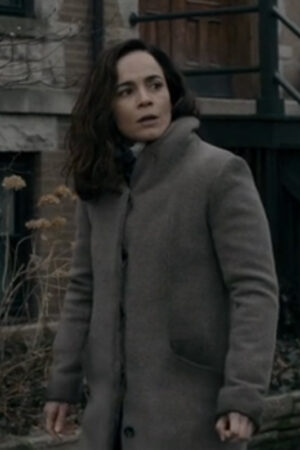 Alice Braga Dark Matter Tv Series Grey Wool Trench Coat