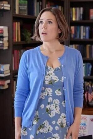 Blind Date Book Club 2024 Erin Krakow Blue Cardigan