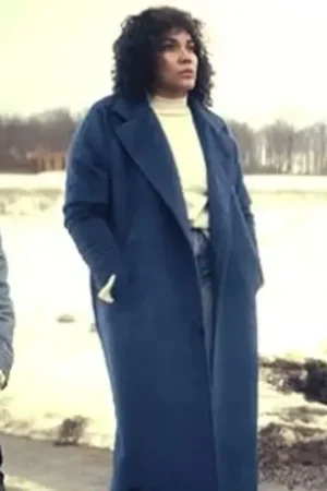 Emmy Raver-lampman The Umbrella Academy Allison Hargreeves Blue Wool Trench Coat