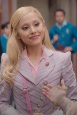 Glinda Film Wicked 2024 Ariana Grande Coat