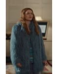 Harriet Manners Tv Series Geek Girl 2024 Emily Carey Blue Fur Coat