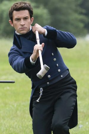 Jonathan Bailey Bridgerton Tv Series Lord Anthony Bridgerton Blue Tailcoat.