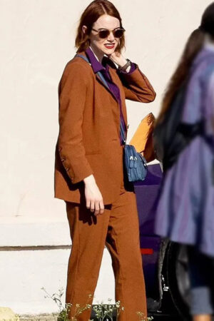Rita Film Kinds Of Kindness 2024 Emma Stone Brown Suit
