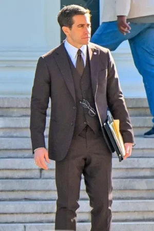 Rusty Sabich 2024 Presumed Innocent Mini Series Jake Gyllenhaal Grey Suit