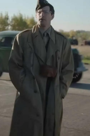 Andy Samberg Lee 2024 David E. Scherman Brown Trench Coat