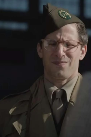 Andy Samberg Lee 2024 David E. Scherman Brown Trench Coat.