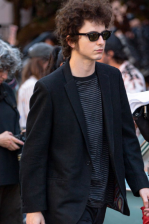 Bob Dylan A Complete Unknown Timothée Chalamet Black Blazer