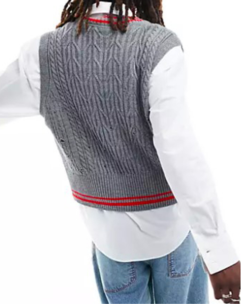 Caitlin Tv Series The Jetty 2024 Laura Marcus Sweater Vest