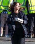 Ember Tv Series The Jetty 2024 Jenna Coleman Blue Jacket