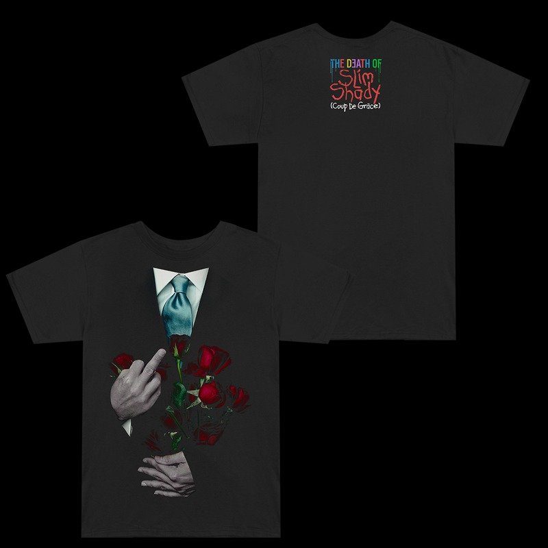 Eminem Middle Finger Roses T-Shirt