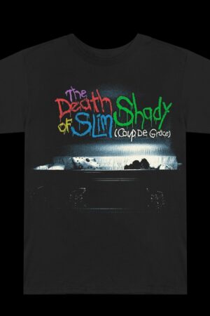 Eminem The Death of Slim Shady Casket Black T-Shirt