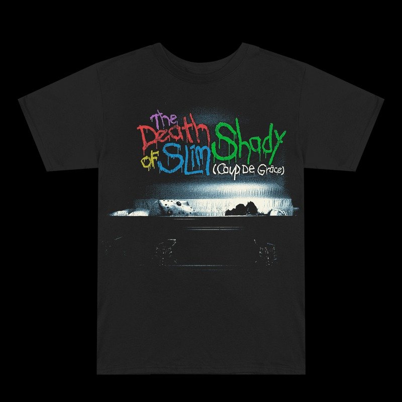 Eminem The Death of Slim Shady Casket Black T-Shirt