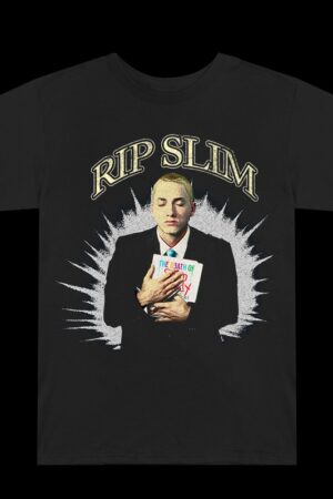 Eminem The Death of Slim Shady RIP Slim Black T-Shirt