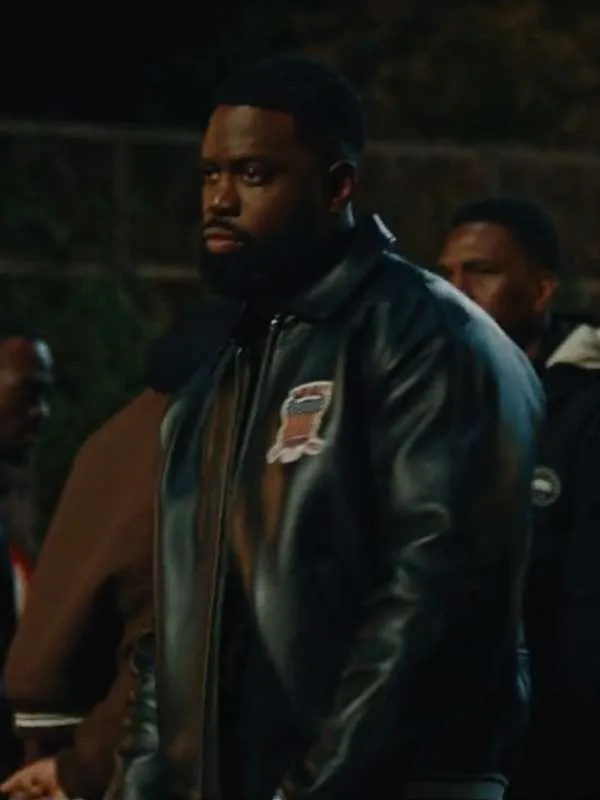 Ghetts Supacell Tv Series Krazy Black Leather Jacket