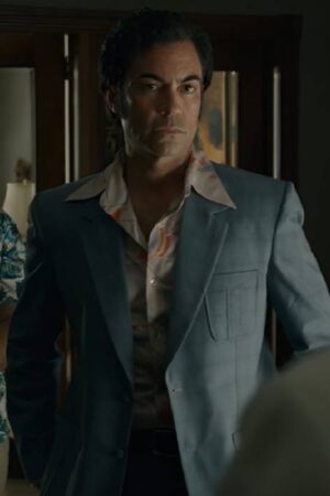 Hotel Cocaine Danny Pino Blue Checkered Blazer