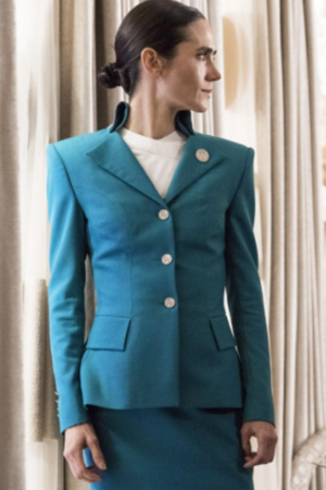 Jennifer Connelly Snowpiercer Tv Series Melanie Cavill Blue Blazer.