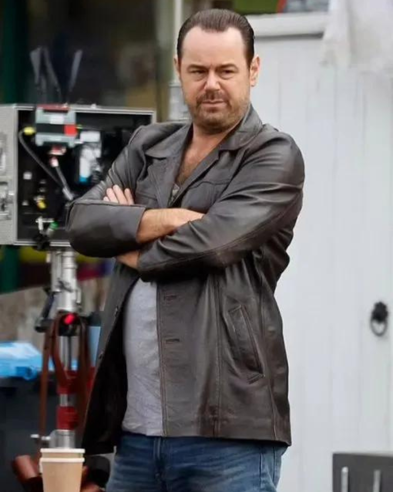 Lee Tv Series Mr. Bigstuff 2024 Danny Dyer Brown Leather Jacket Lee Tv Series Mr. Bigstuff 2024 Danny Dyer Brown Leather Jacket