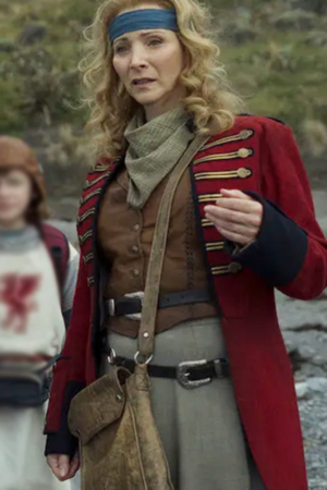 Penelope Tv Series Time Bandits 2024 Lisa Kudrow Red Coat.