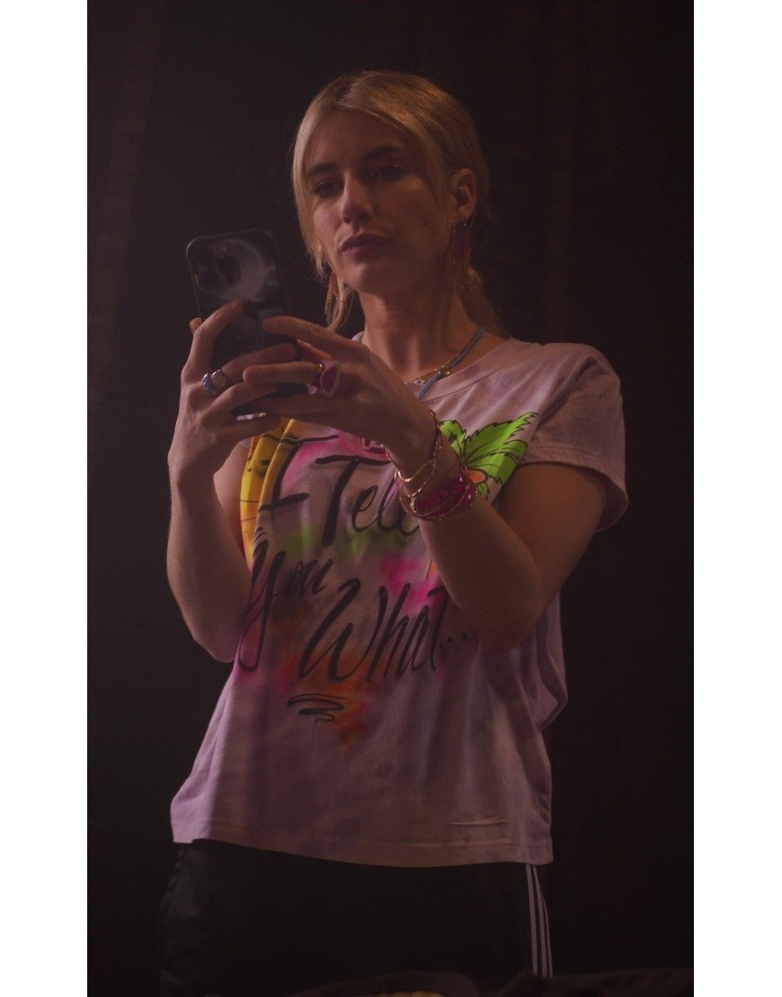 Rex Simpson Film Space Cadet 2024 Emma Roberts I Tell You What Tie Dye T-shirt
