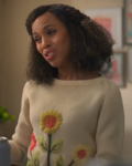 Unprisoned S02 Kerry Washington Sunflower Sweater