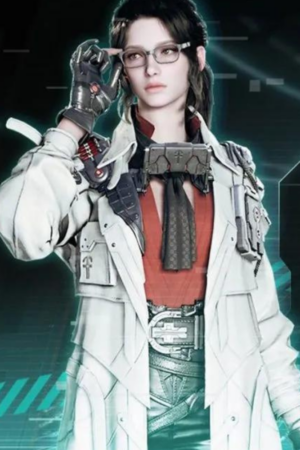 Video Game The First Descendant Gley White Trench Coat