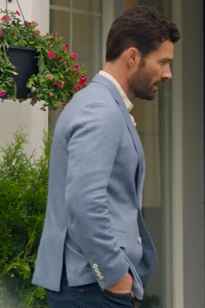 Alex Film Junebug 2024 Aaron O’connell Blue Blazer