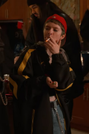 Ash Y2K 2024 Lachlan Watson Black And Yellow Coat