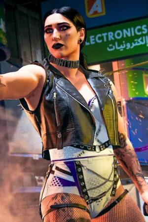 Call-Of-Duty-Warzone-2024-Rhea-Ripley-Black-Leather-Vest