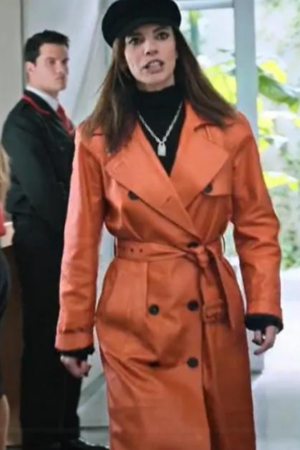Carmen Elite Season 07 Maribel Verdú Leather Trench Coat