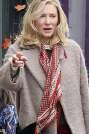 Cate Blanchett Disclaimer 2024 Catherine Ravenscroft Grey Coat