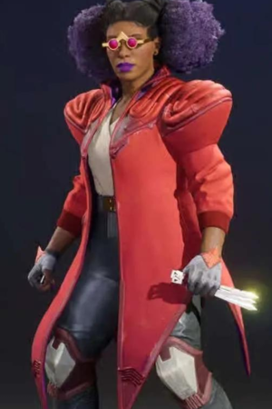 Concord Video Game 2024 Bazz Red Trench Coat