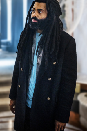 Daveed Diggs Snowpiercer Tv Series Black Wool Trench Coat.