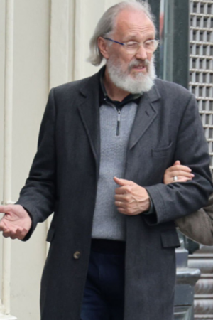 Disclaimer 2024 Stephen Brigstocke Black Wool Coat