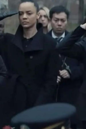Frances Neagley Reacher S02 Black Coat