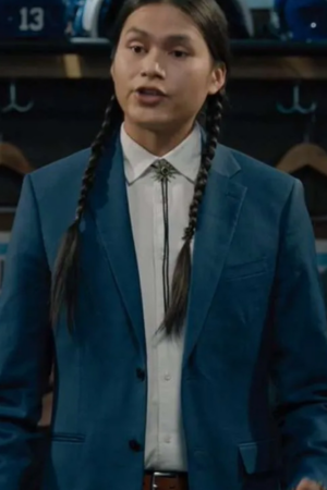 Harlan Blayne Kytwayhat Shoresy Tv Series S02 Blue Blazer