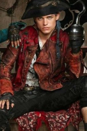 Harry Descendants 2 Thomas Doherty Red Leather Coat