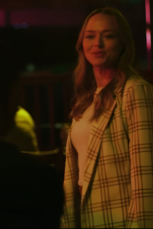 Hustlers Take All Kyla Burke Plaid Blazer