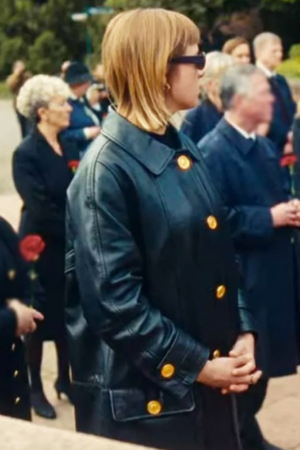 Jella Haase Tv Series Kleo Black Coat