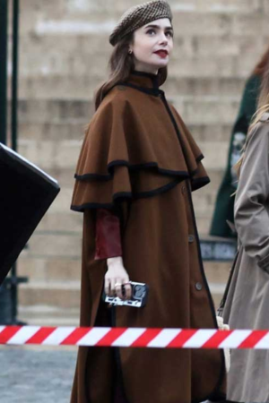 Lily Collins Emily In Paris Emily Cooper Coat