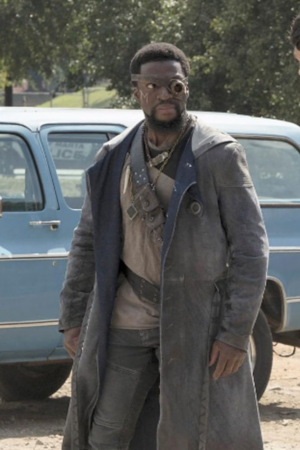 Michael Luwoye The Gifted Tv Series Erg Grey Hooded Trench Coa