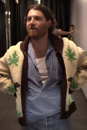 Mr. Throwback 2024 Adam Pally Cardigan.