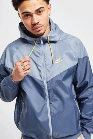 Nike-Sportswear-Windrunner-Blue-Hooded-Jackets