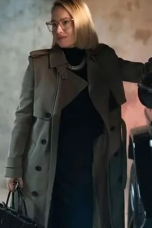 Petra Koenig Industry S03 Sarah Goldberg Gray Trench Coat